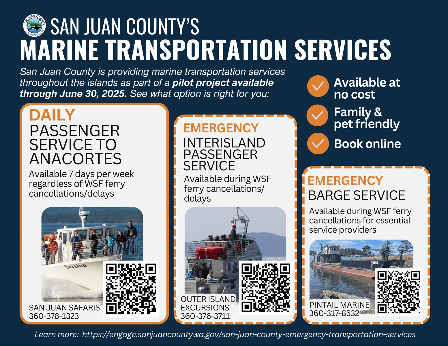 San Juan Marine Transportation Services