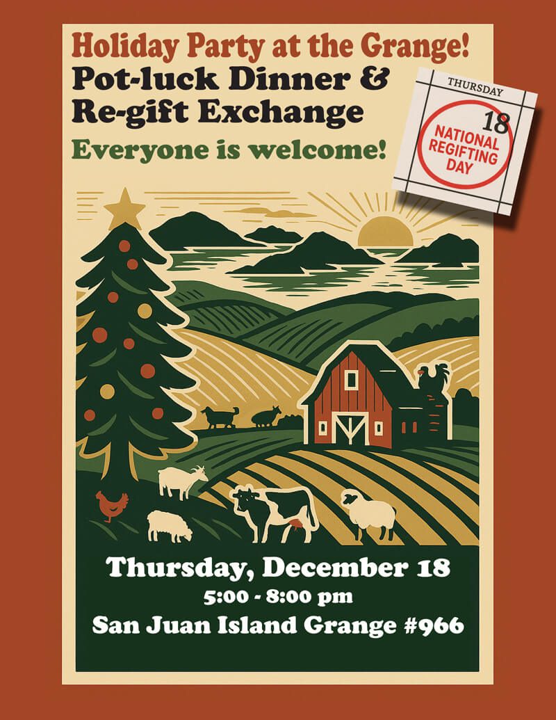 Holiday Party San Juan Island Grange