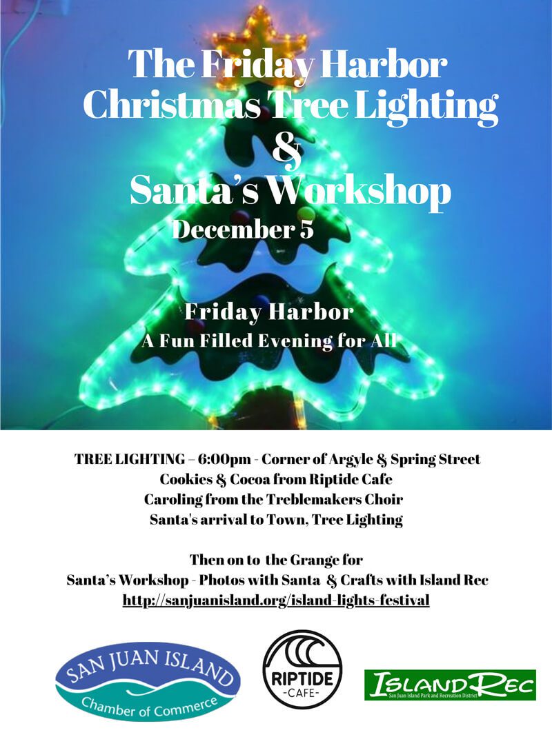 Island Lights Christmas Tree Lighting & Santa's Workshop